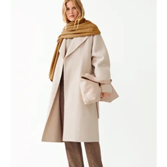 & Other Stories NWOT Oversized Belted Coat size M - Picture 2 of 15